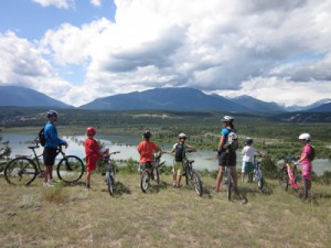 Old Coach Trail - kids looking at view